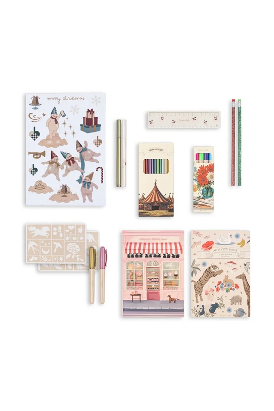 Konges Sløjd kalendarz adwentowy dla dzieci CHRISTMAS CALENDAR WITH 24 GIFTS KS104251.9BYA beżowy AW25