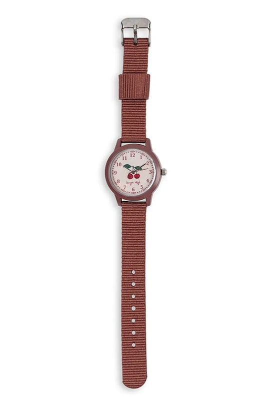 Konges Sløjd zegarek dziecięcy KIDS WATCH KS104329.9BYA bordowy AW25