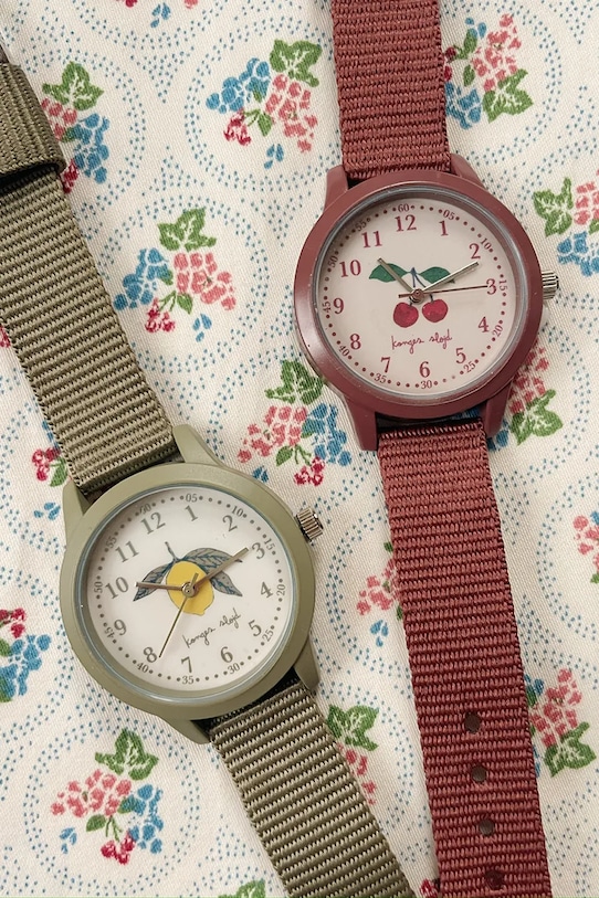Konges Sløjd zegarek dziecięcy KIDS WATCH bordowy KS104329.9BYA