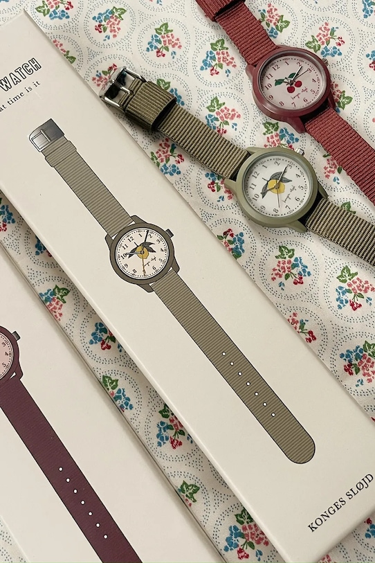 Konges Sløjd zegarek dziecięcy KIDS WATCH KS104329.9BYA bordowy