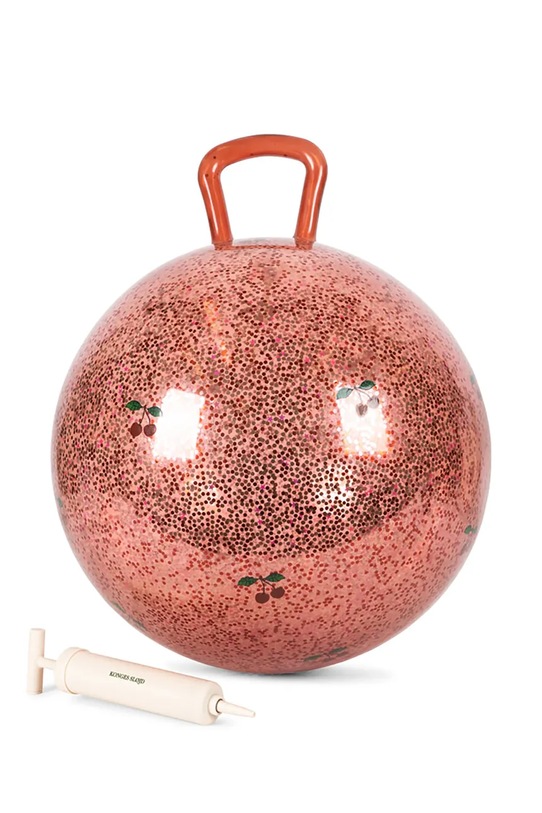 М'яч для стрибків Konges Sløjd GLITTER JUMP BALL KS104239.9BYA рожевий AW25