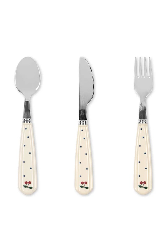 Konges Sløjd zestaw sztućców dla dzieci CUTLERY SET beżowy KS104405.9BYA