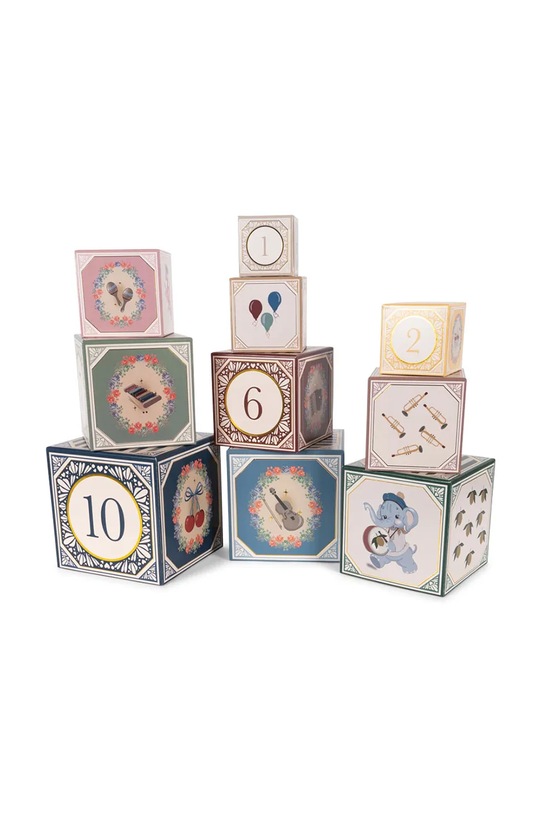 Kocky pre deti Konges Sløjd STACKING BLOCKS FSC viacfarebná KS104434.9BYA