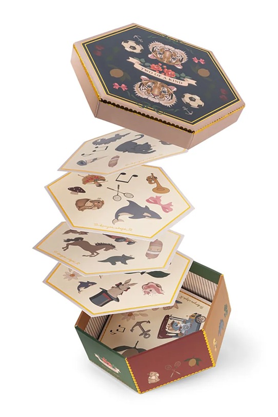 Хлопчик Карткова гра Konges Sløjd TWO OF A KIND FSC KS104458.9BYA барвистий