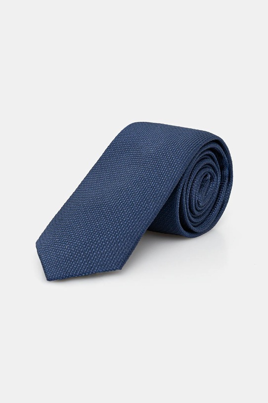 Calvin Klein cravată de mătase bleumarin CK2011E004