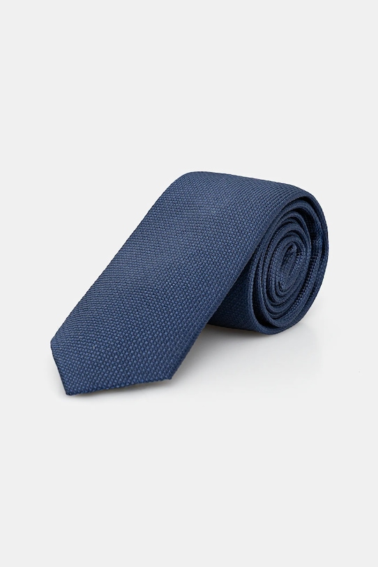 Calvin Klein cravată de mătase bleumarin CK2011E004