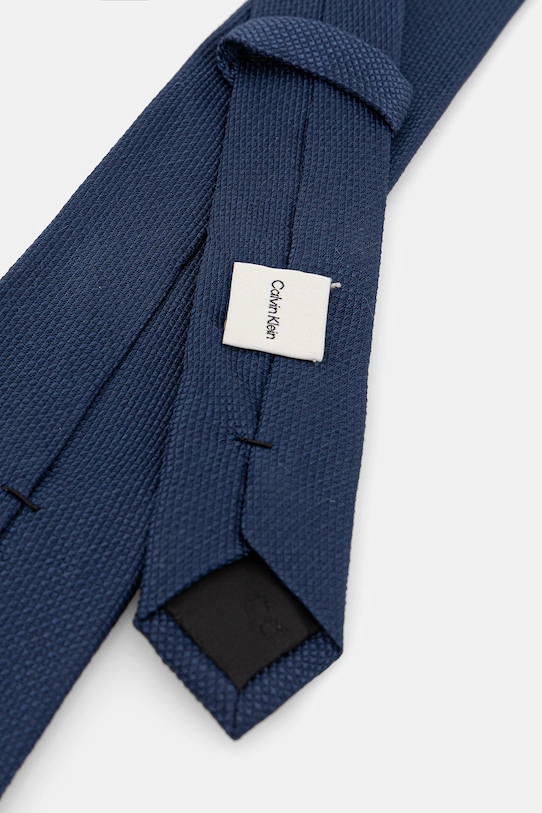 Calvin Klein cravată de mătase CK2011E004 albastru AW25