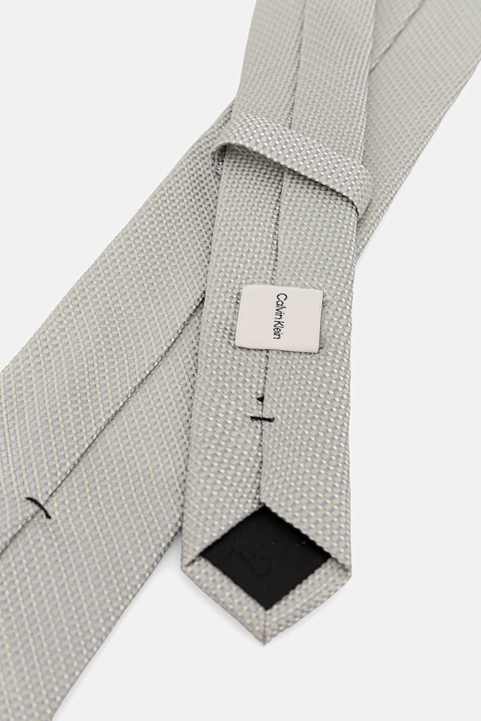 Calvin Klein nyakkendő selyemkeverékből CK2111E002 zöld AW25