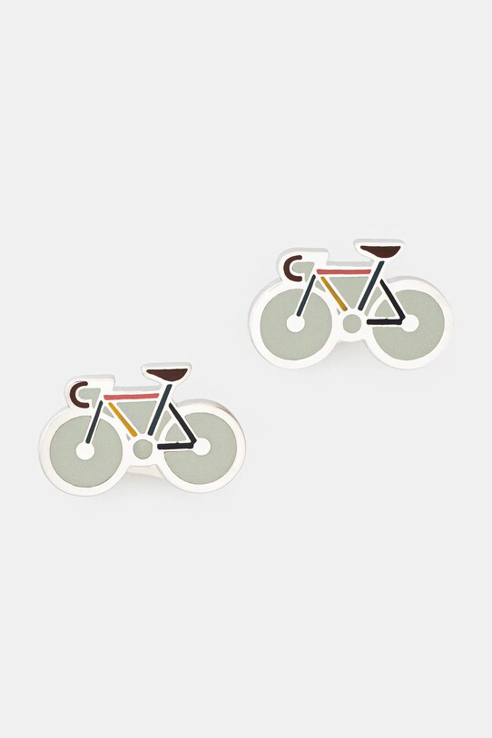 Paul Smith spinki do mankietów M1A.CUFF.PBIKE srebrny AW25