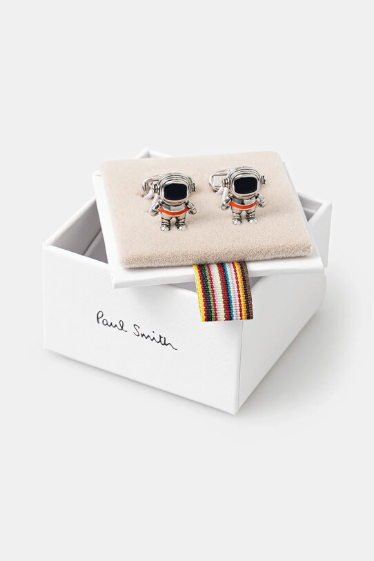 Akcesoria Paul Smith spinki do mankietów M1A.CUFF.TASTRO srebrny