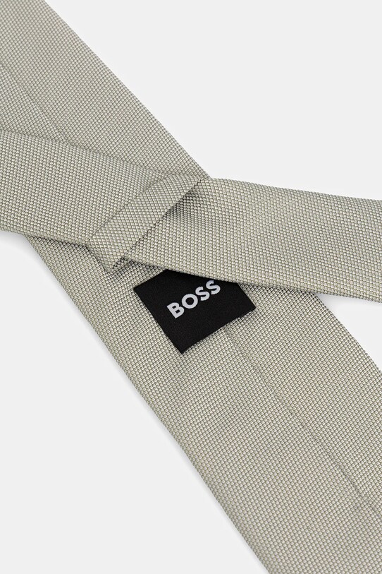 BOSS krawat 50544539 zielony AW25