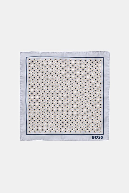 BOSS cravatta e fazzoletto da taschino pacco 2 H-SET TIE-PKT SQ 253 50546240 blu navy AW25