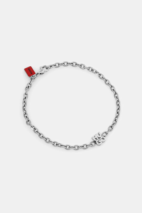 Náramok HUGO E-STACKEDLOGO-BRA ostatné strieborná 50544512