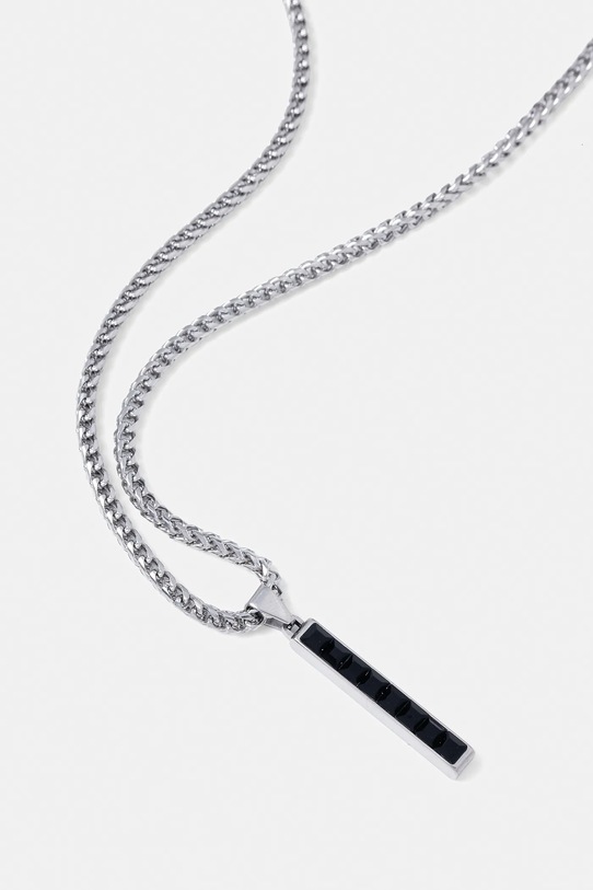 Guess naszyjnik ECLIPSE NOIR JUMN05.098JW srebrny AW25