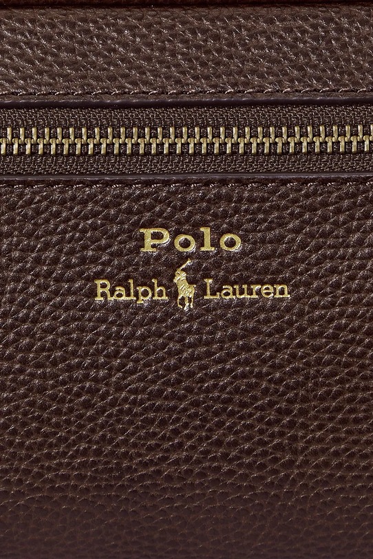 Polo Ralph Lauren kosmetyczka skórzana 405966737 brązowy