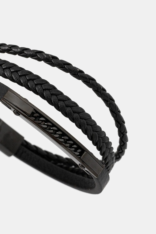 Kožený náramek Aldo MAYLED.001 černá AW25