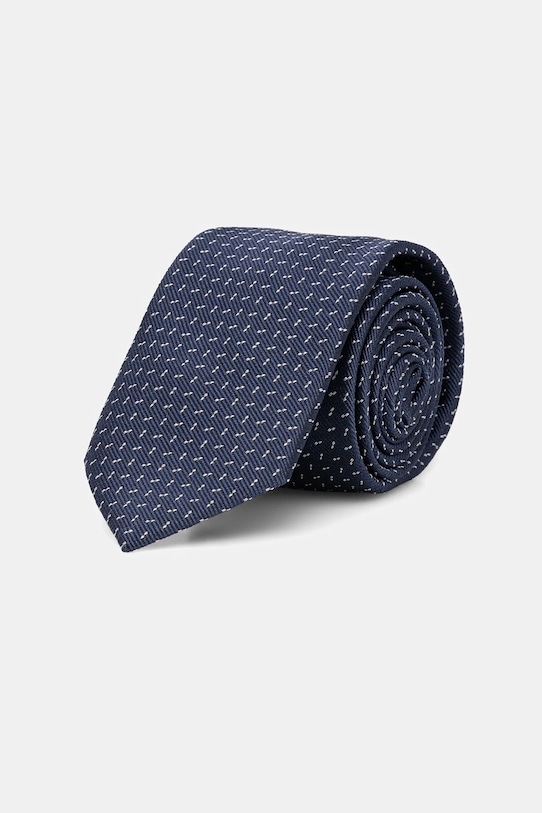 Calvin Klein cravată de mătase cu modele bleumarin CK2111E004