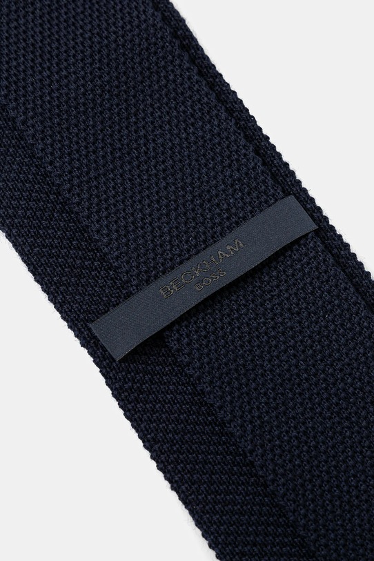 Μάλλινη γραβάτα BOSS 50555729 σκούρο μπλε AW25