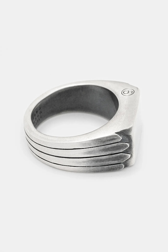MM6 Maison Margiela anello SM7UQ0101.P8601.954 argento AW25