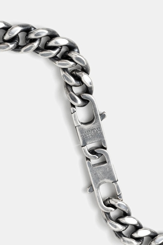 MM6 Maison Margiela naszyjnik SM7UU0105.SV0235.954 srebrny AW25