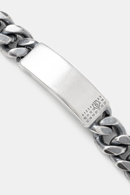 MM6 Maison Margiela braccialetto SM7UY0094.P8601.954 argento AW25