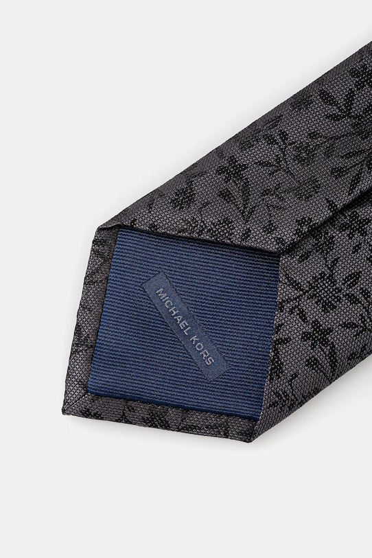 Hedvábná kravata Michael Kors MK0DT00199 šedá AW25