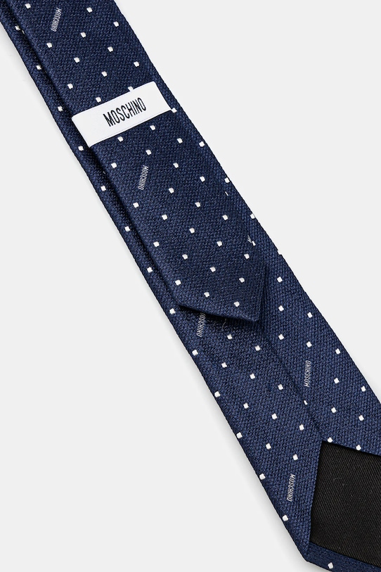 Moschino krawat jedwabny M5513.55058 niebieski AW25