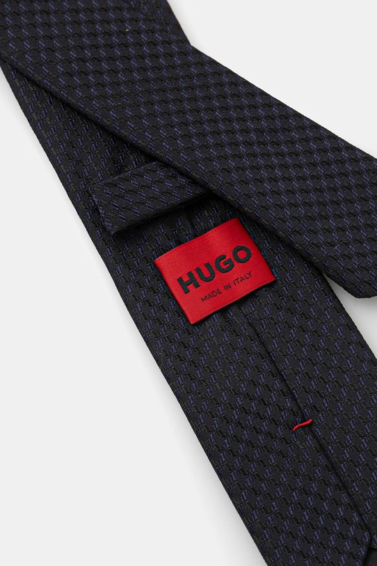 Шовкова краватка HUGO 50551741 темно-синій AW25