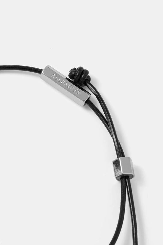 AllSaints braccialetto 37361332CB041 nero AW25