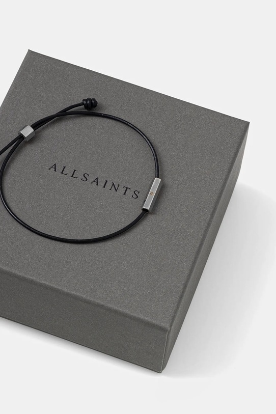 Akcesoria AllSaints bransoletka 37361332CB041 czarny