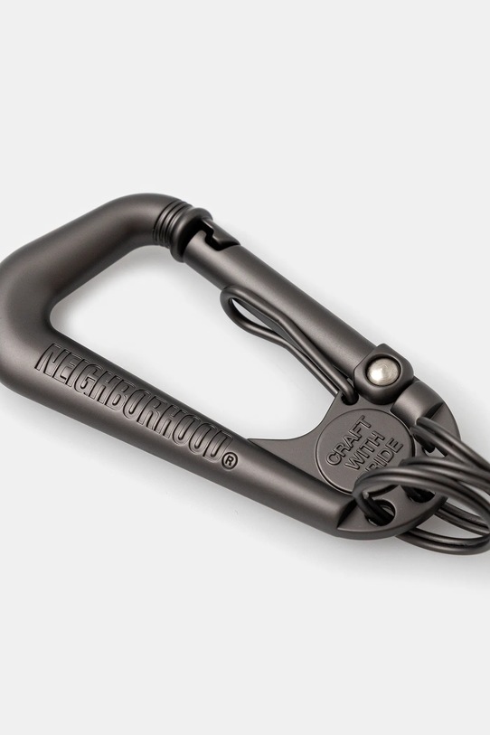 NEIGHBORHOOD brelok CARABINER 252MYNH.AC03 czarny AW25