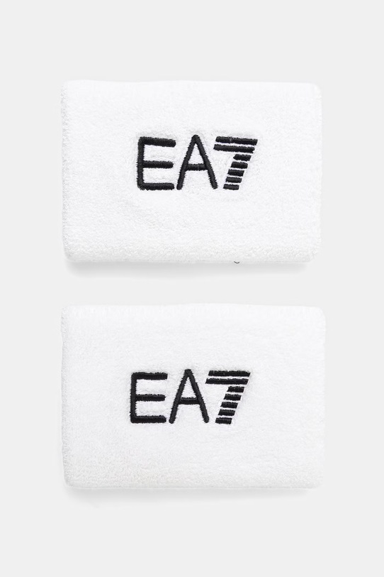 EA7 Emporio Armani opaski na nadgarstek 2-pack biały AF18706.7X000349
