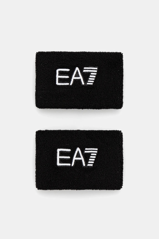 EA7 Emporio Armani opaski na nadgarstek 2-pack czarny AF18706.7X000349
