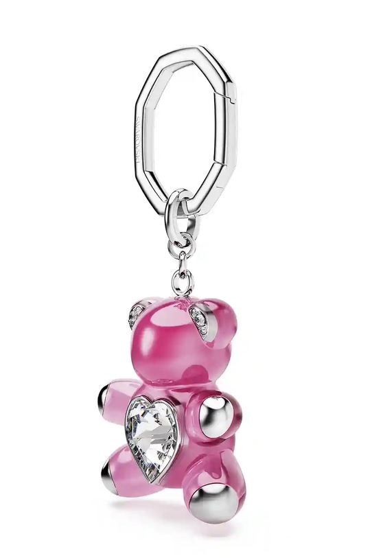 Kľúčenka Swarovski TEDDY 5735365 ružová AW25