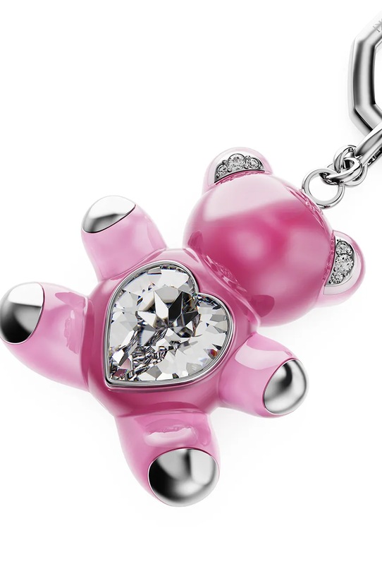 Kľúčenka Swarovski TEDDY 5735365 ružová