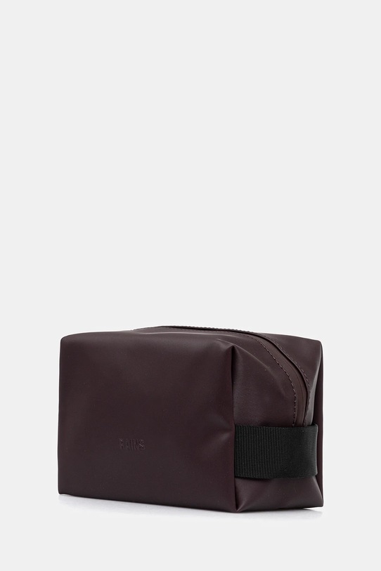 Rains kosmetyczka 15580 Wash Bag Small 15580.129 bordowy AW25