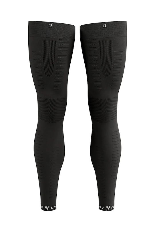 Compressport benzi de compresie pentru gambe Recovery 2.0 CFLU882 negru AW25