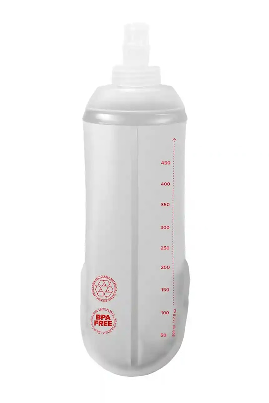 Compressport bidon apă Ergoflask 500 ml XBPU823 alb AW25