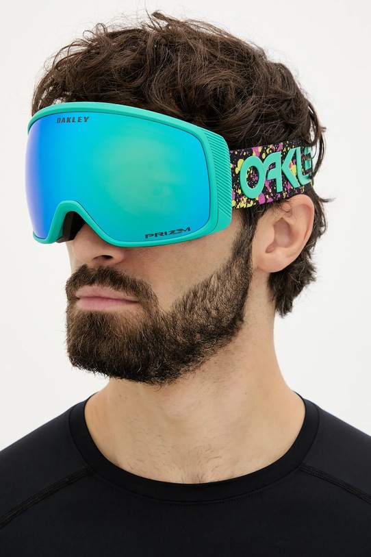 Oakley gogle OO7105.79 zielony AW25