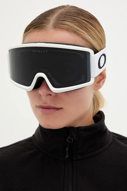 Akcesoria Oakley gogle narciarskie OO7122.05 biały