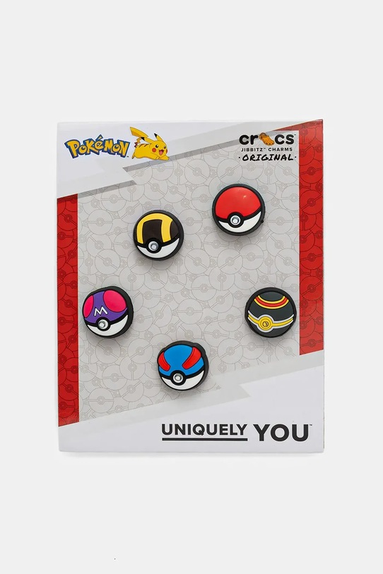 Crocs przypinki do obuwia Poke Ball 5-pack multicolor 10015745