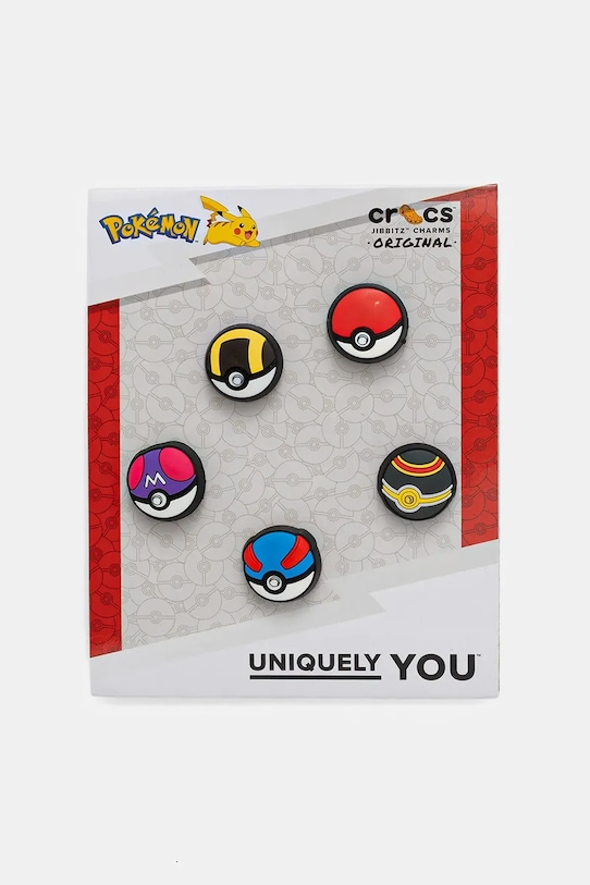 Odznaky na topánky Crocs Poke Ball 5-pak viacfarebná 10015745