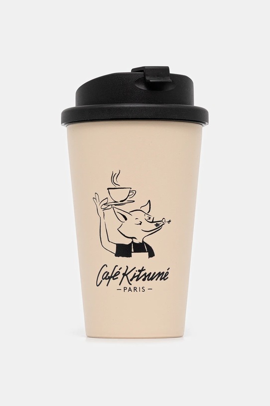 Café Kitsuné kubek do kawy Barista Fox Tumbler beżowy CKLU08102O0017
