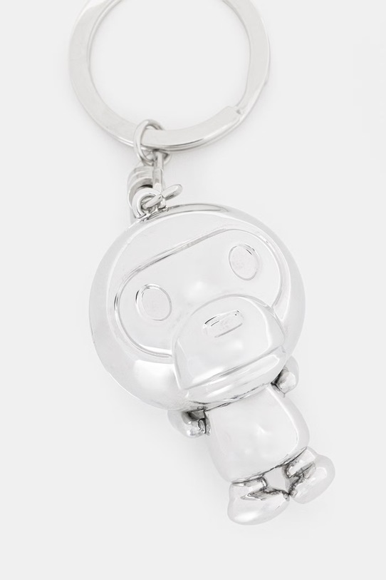 A Bathing Ape brelok Baby Milo 002GDL801001M srebrny AW25