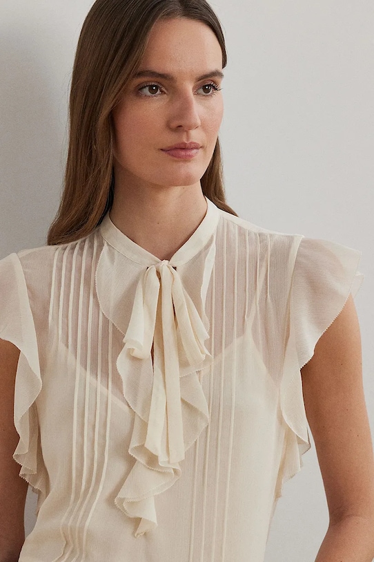 Lauren Ralph Lauren bluzka beżowy 200970819