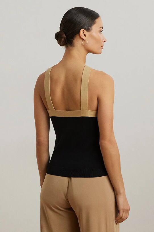 Top Lauren Ralph Lauren 200971358 črna AW25