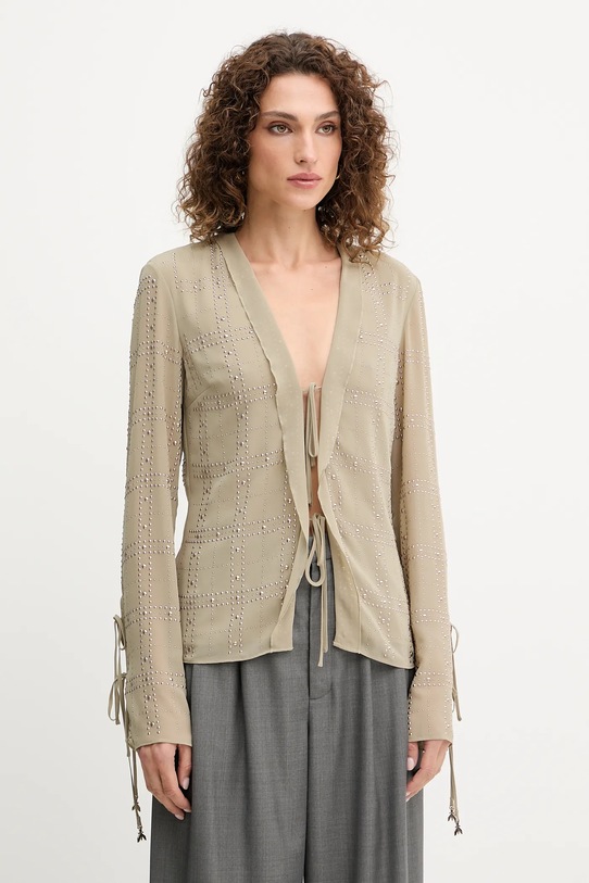 Patrizia Pepe bluzka casual beżowy 8C0807.A635