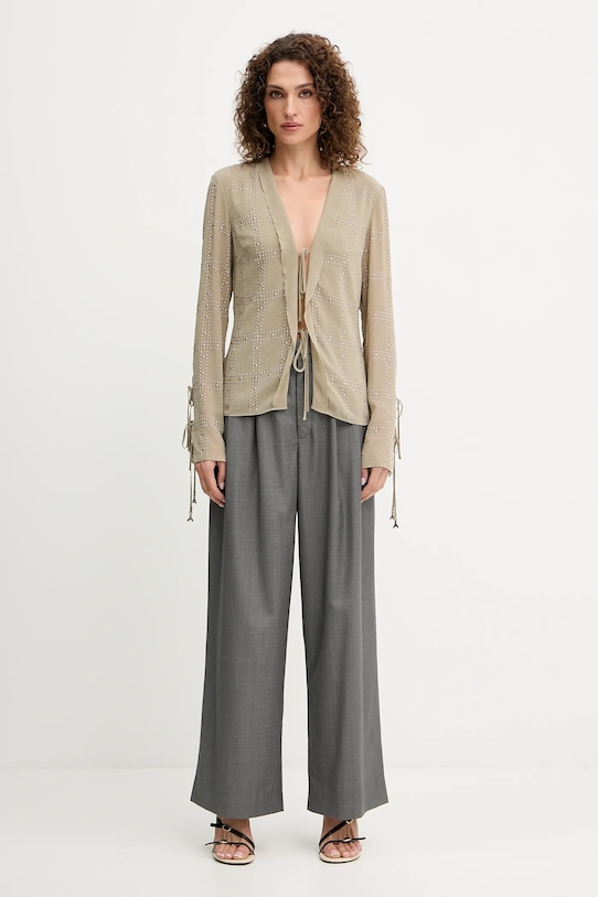 Patrizia Pepe bluzka 8C0807.A635 beżowy AW25