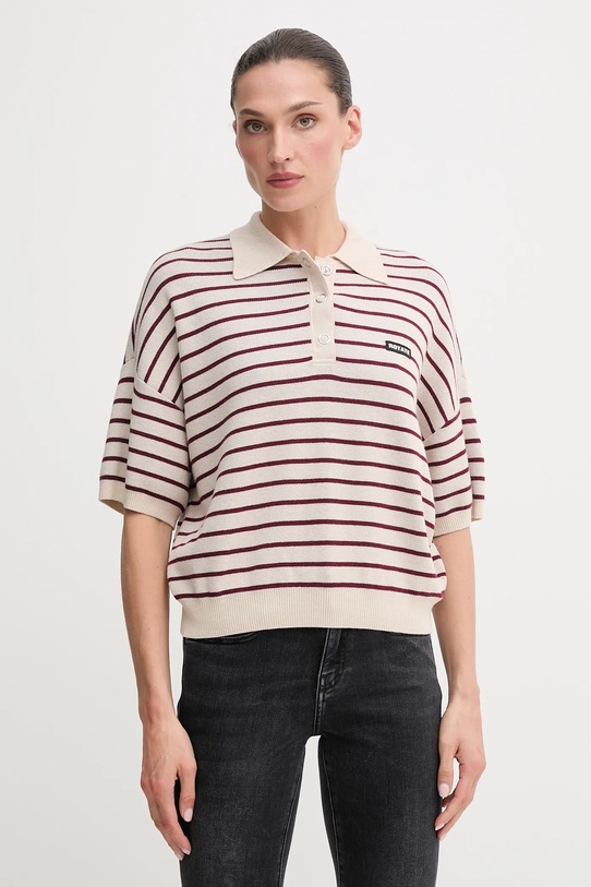 Rotate pulover din amestec de lână Planet friendly bej 1143041764