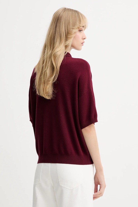 Odzież Rotate sweter z wełną 1143042734 bordowy